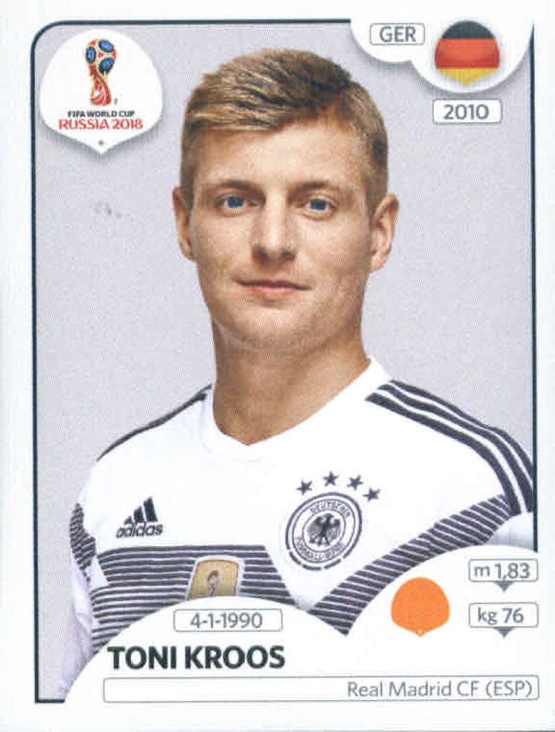 Amazon.com: 2018 Panini World Cup Stickers Russia #441 Toni Kroos